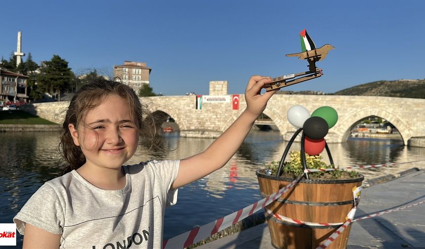 Tokat’ta Ebaliller Filistin İçin Uçuruldu!
