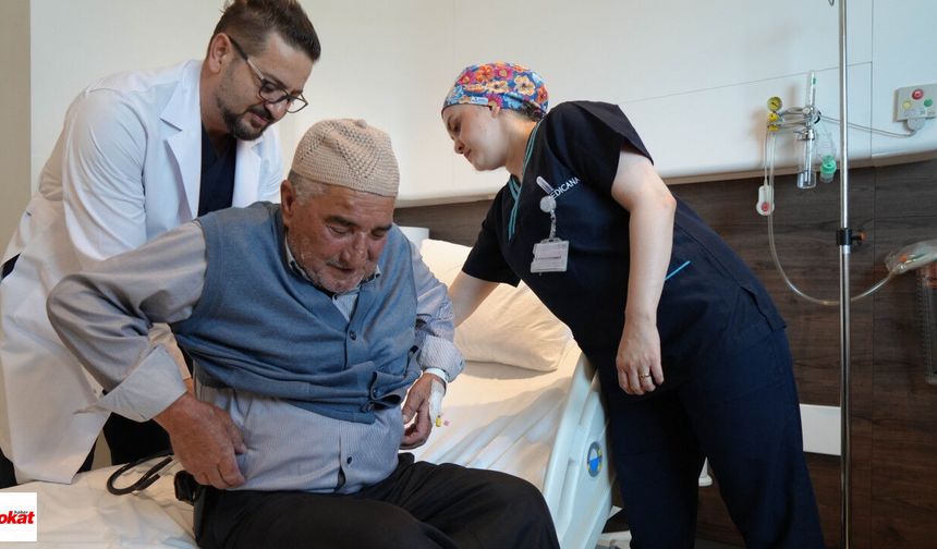 Tokatlı KOAH Hastası Şifayı Samsun'da Buldu