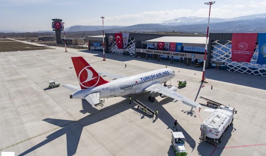 Tokat Havalimanı Yeni Sezona Hızlı Girdi, Yolcu ve Uçuş Verileri Dikkat Çekti