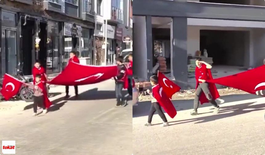 Tokat’ta Miniklerin Cumhuriyet Töreni Sosyal Medyada Gündem Oldu
