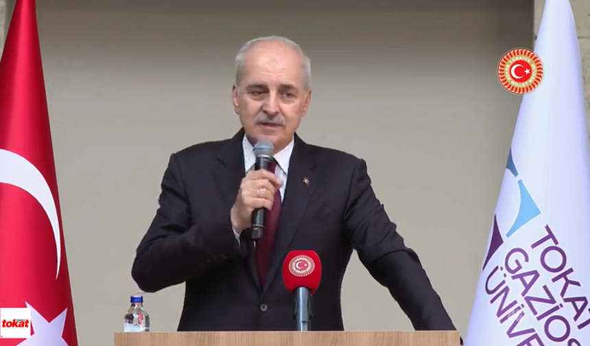 TBMM Başkanı Numan Kurtulmuş, Tokat'ta akademik yıl açılışında konuşuyor