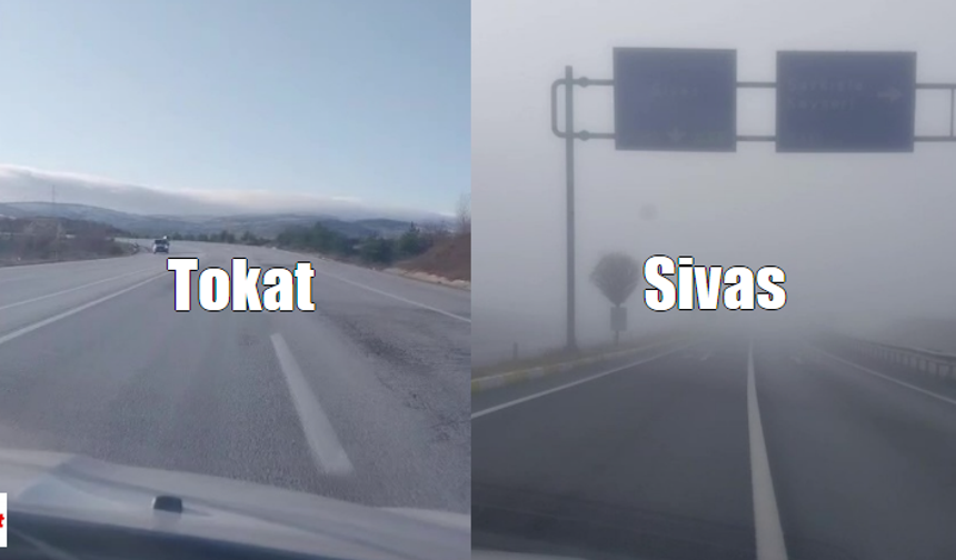 Çamlıbel’de Yazdan Kalma Hava, Sivas Yıldızeli’nde Yoğun Sis