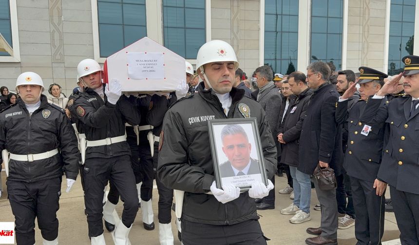 Emniyet Müdürü Musa Bozkurt, son yolculuğuna uğurlandı