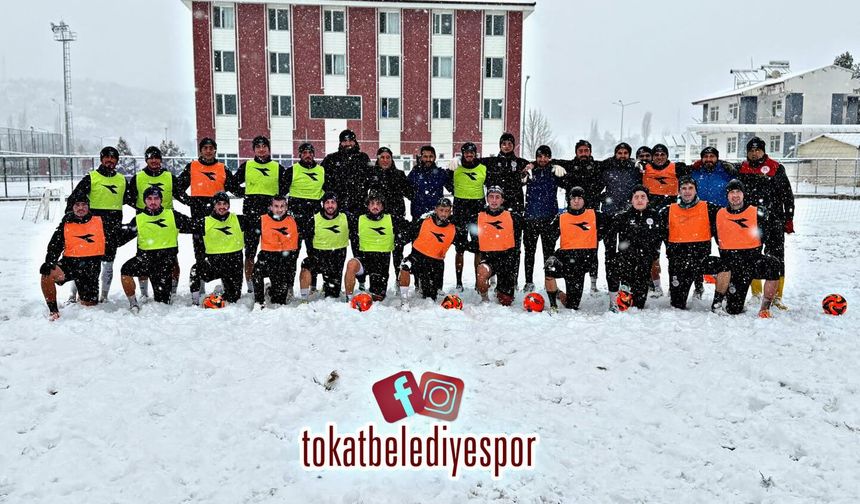 Tokat Belediye Spor’da İkinci Yarı Mesaisi: Hazırlıklar Karlı Havada Sürüyor