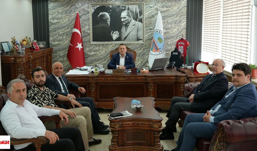 TOBKON’dan Turhal Belediyesi’ne ziyaret