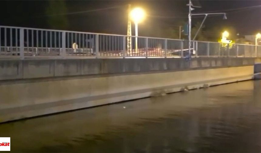 Turhal’da Arefe Gecesi Su Seviyesi Kritik Noktada: Su Köprüye Temas Etti