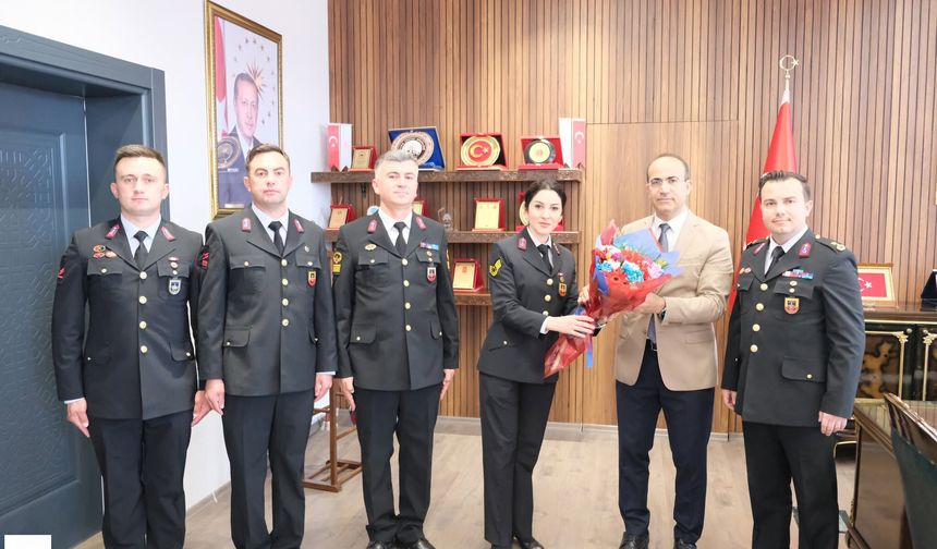 Turhal İlçe Jandarma Komutanlığı’ndan 187. Kuruluş Yıl Dönümü Ziyareti