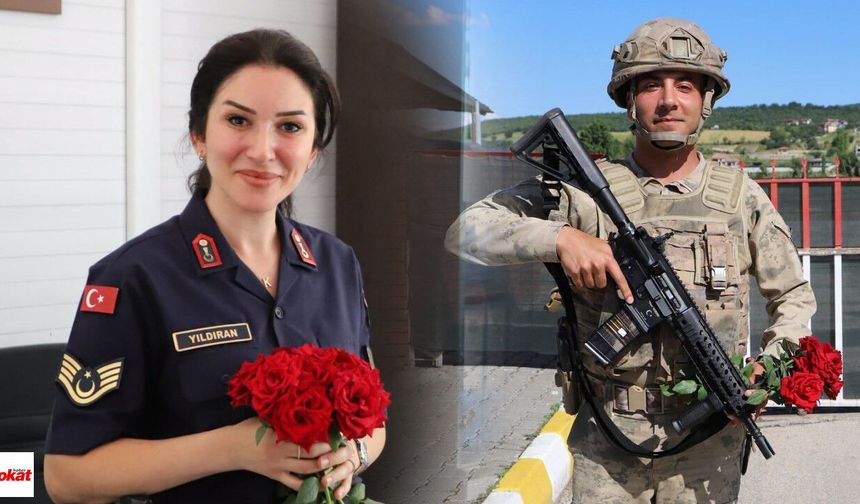 Turhal’da Kadınların Yetiştirdiği Güller Jandarmaya Teşekkür Mesajı Oldu