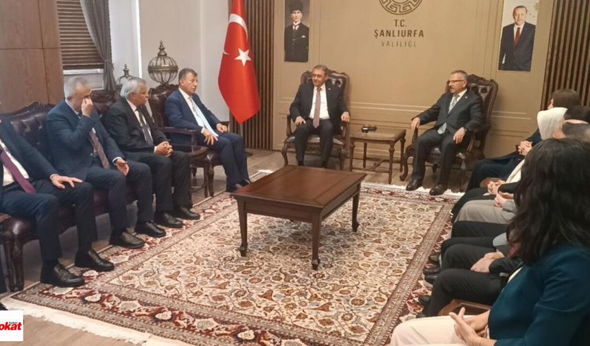 Tokatlı Vekil Başkanlığındaki Heyet Şanlıurfa'da