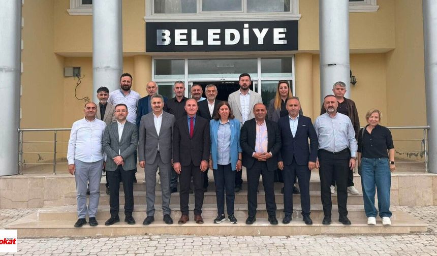 AK Parti Tokat Yönetimi Ara Seçim Sonrası Belde Turu Yaptı