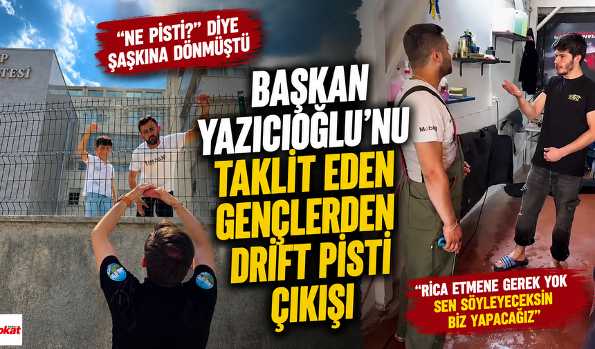 Tokat'ta Drift Pisti İsteği Sosyal Medyada Yeni Videoyla Devam Etti