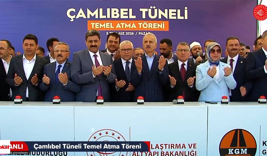 Çamlıbel Tüneli'nin Temeli Atıldı: Bakan Uraloğlu'ndan Tokat ve Sivas'a Dev Ulaşım Müjdesi