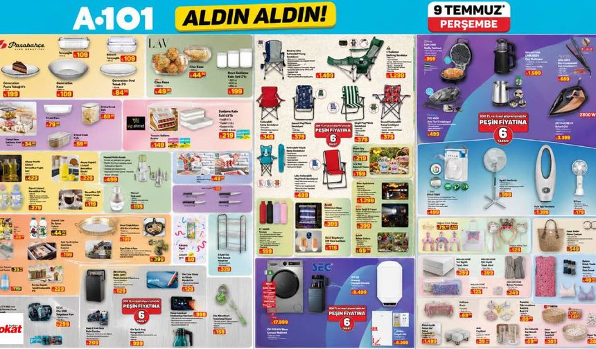 Tokat A101'lerde 9 Temmuz Fırsatları Belli Oldu!