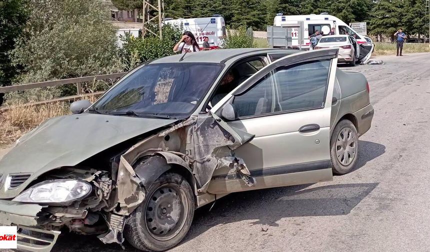 Tokat'ta Korkutan Kaza: 2 Kişi Yaralandı