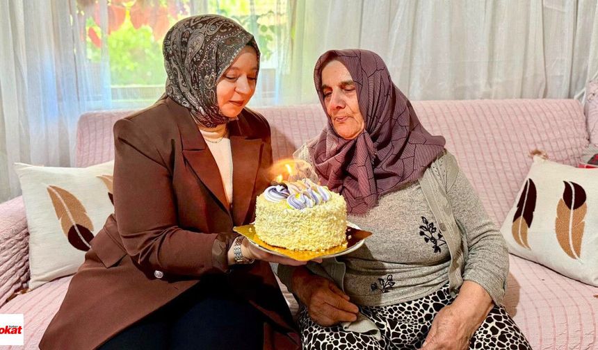 Yeşilyurt Kaymakamı Yeşim Altın'dan Yaşlılara Doğum Günü Sürprizi
