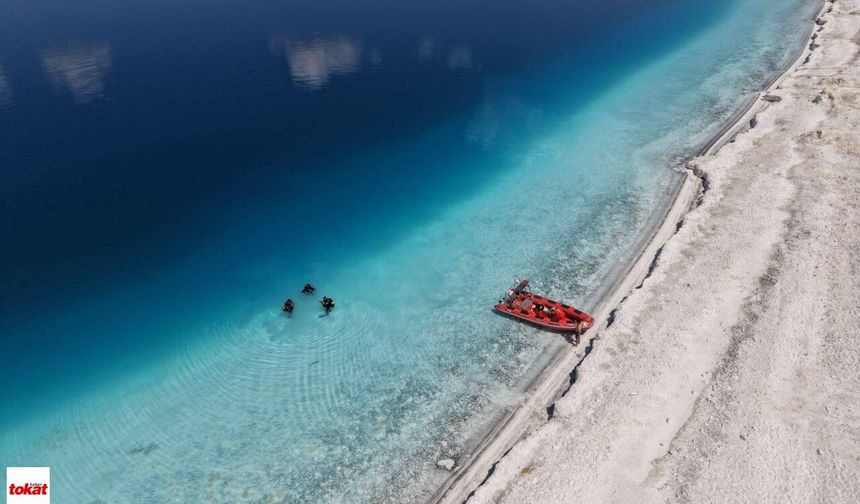 Tokat AFAD Dalgıçları Salda Gölü'nde Hayat Nöbetinde