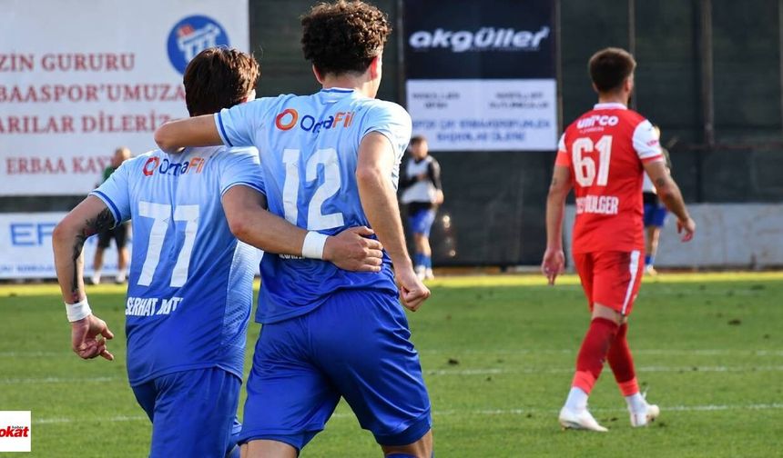 Erbaaspor, Sebat Spor’u 3-2 mağlup etti