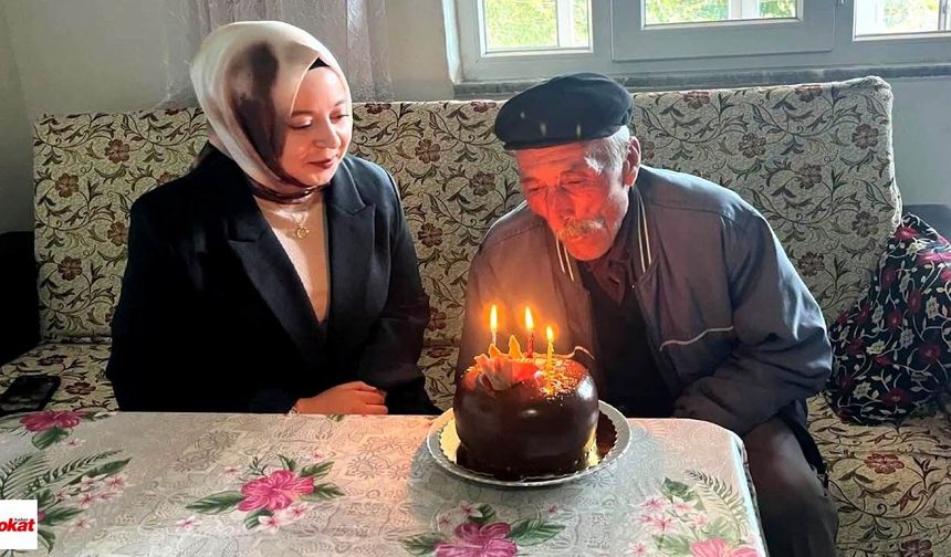 Sekücek Köyü’nde anlamlı buluşma: Doğum günü sevincini birlikte yaşadılar