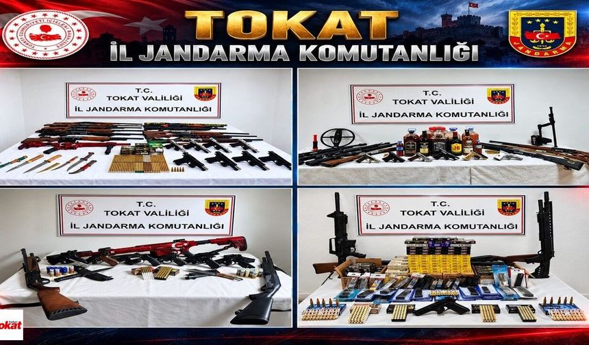 Tokat’ta 6 İlçede Silah Operasyonu: 29 Şüpheliye Adli İşlem