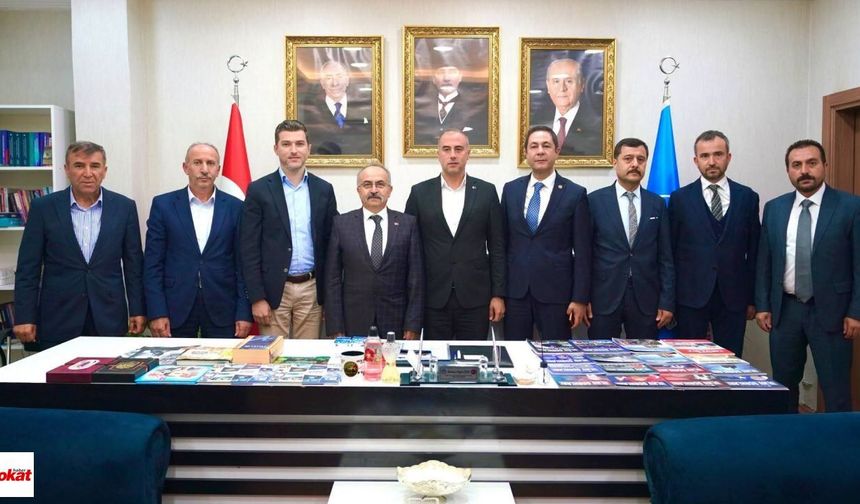 MHP heyeti Erbaa’da: Karagöl’den birlik ve beraberlik mesajı