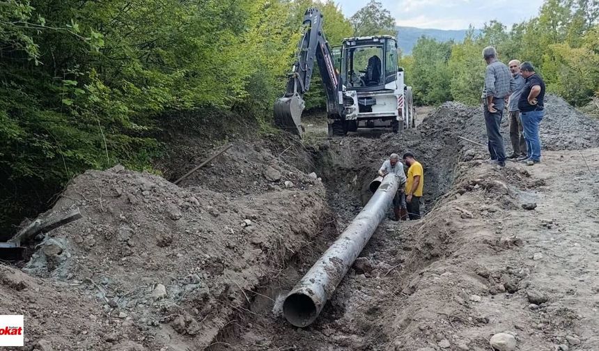 Niksar’da yol ve sulama çalışmaları: Gökçeoluk ve Çamidere’de ekipler sahada
