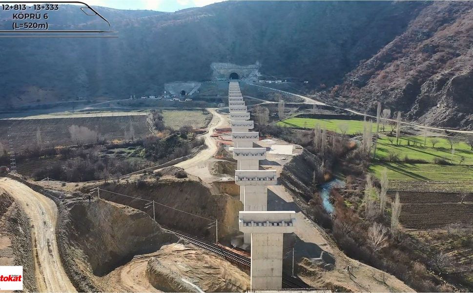 İki Şehir Arası 1 Saat 45 Dakikaya Düşecek Tokat'ın Hemen Yanından Geçecek 70,4 Milyar Bütçeli Proje 2 Sene Sonra Tamam