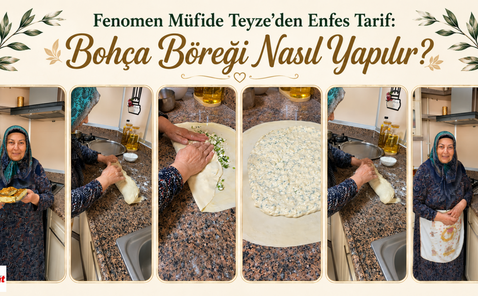 Fenomen Müfide Teyze'den Enfes Tarif: Bohça Böreği Nasıl Yapılır?