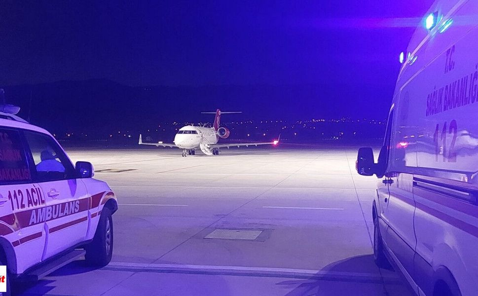 Tokat'ta 11 Yaşındaki Hasta, Uçak Ambulansla Ankara'ya Sevk Edildi