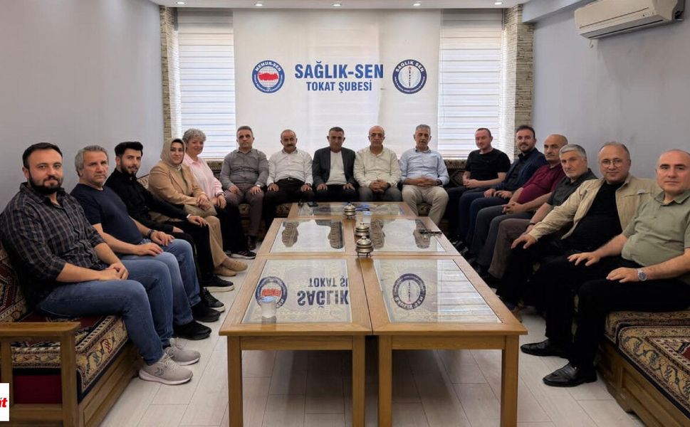 Tokat Memur-Sen’den Sağlık-Sen’e hayırlı olsun ziyareti