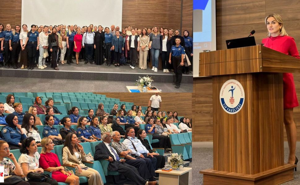 Tokat'ta kadın polisler 'kadın ve farkındalık' konulu seminere katıldı