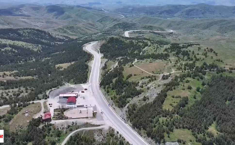 Çamlıbel Tüneli’nin Yapılacağı Nokta Havadan Görüntülendi