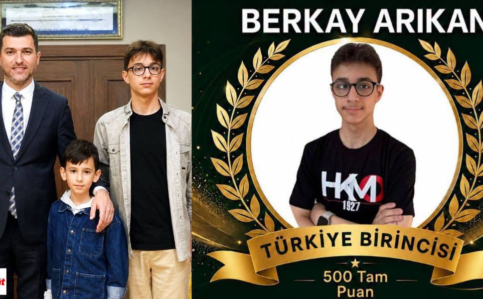 90 Sorunun Tamamını Doğru Çözdü: Erbaalı Berkay Arıkan LGS'de Türkiye Birincisi Oldu
