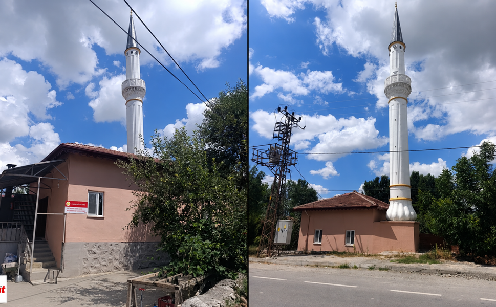 Tokat'ta 53 Yıl Önce Yapılan Cami Bakıldığı Yere Göre Açısı Değişiyor Optik İlizyon Yaratıyor