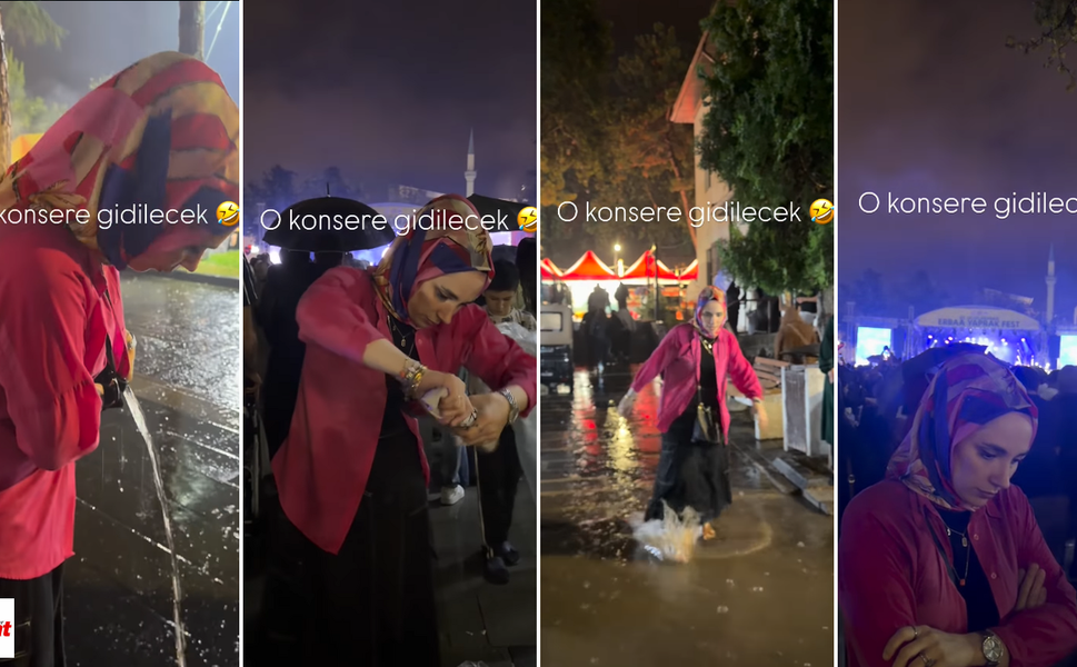 Semicenk Konserinde Yağmura Yakalandı: Yarışmacı Duygu’dan Esprili Video