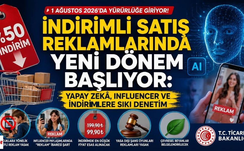 İndirimli Satış Reklamlarında Yeni Dönem Başlıyor: Yapay Zekâ, Influencer ve İndirimlere Sıkı Denetim