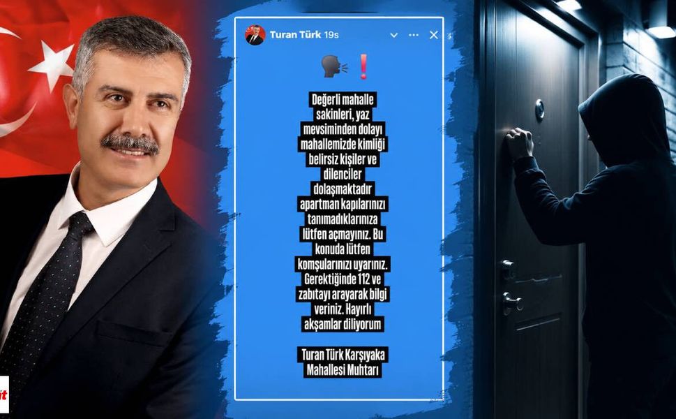 Tokat'ta Muhtardan Kritik Uyarı: "Kapınızı Tanımadığınız Kişilere Açmayın"