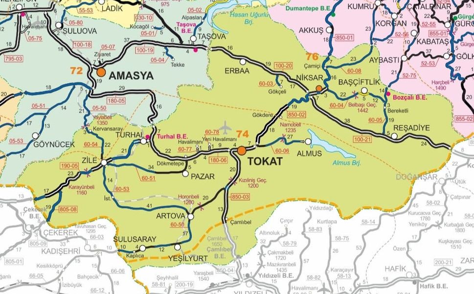 Tokat Karayolu Rekabetinde Geri Kaldı 6 İl Arasında 5. Oldu Bölgede Amasya Ve Çorum Daha Ön Plana Çıktı