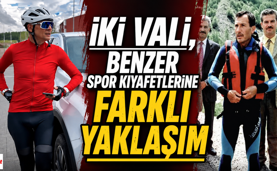 İki Vali, Benzer Spor Kıyafetlerine Farklı Yaklaşım