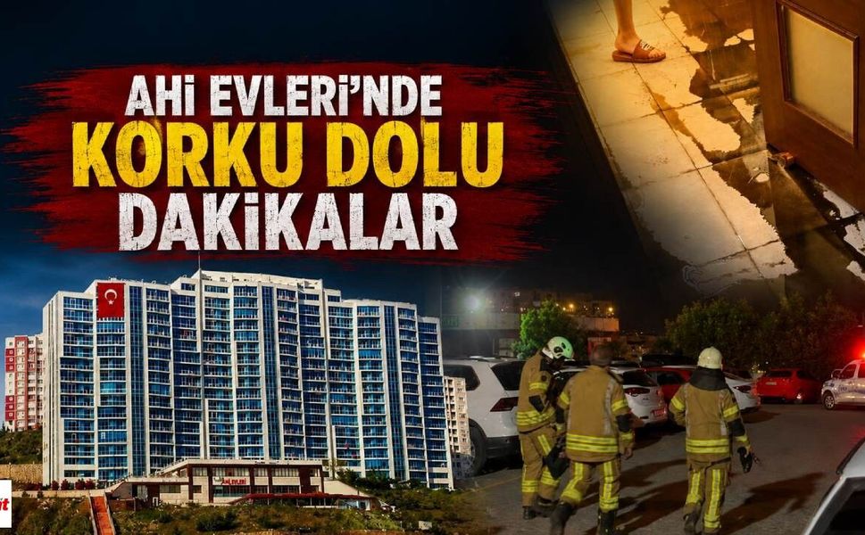 Ahi Evleri'nde Korku Dolu Dakikalar: Patlamalar Sonrası Bir Kişi Yaralandı