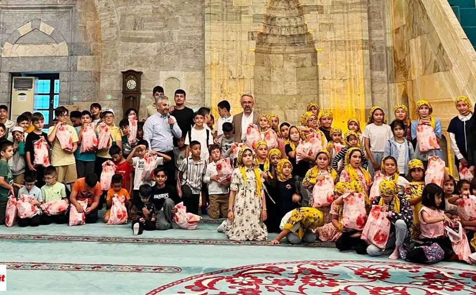 Ali Paşa Camii Yaz Kur’an Kursu öğrencileri final yaptı