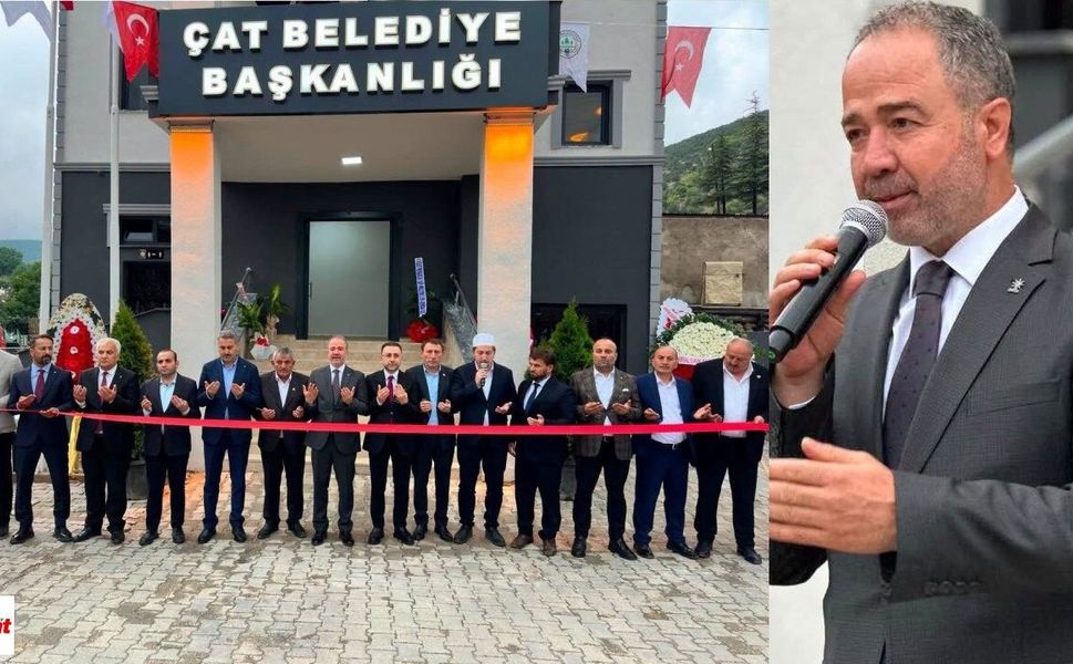 Çat’ta Hizmet İçin Yeni Adres: Belediye Binası Törenle Açıldı