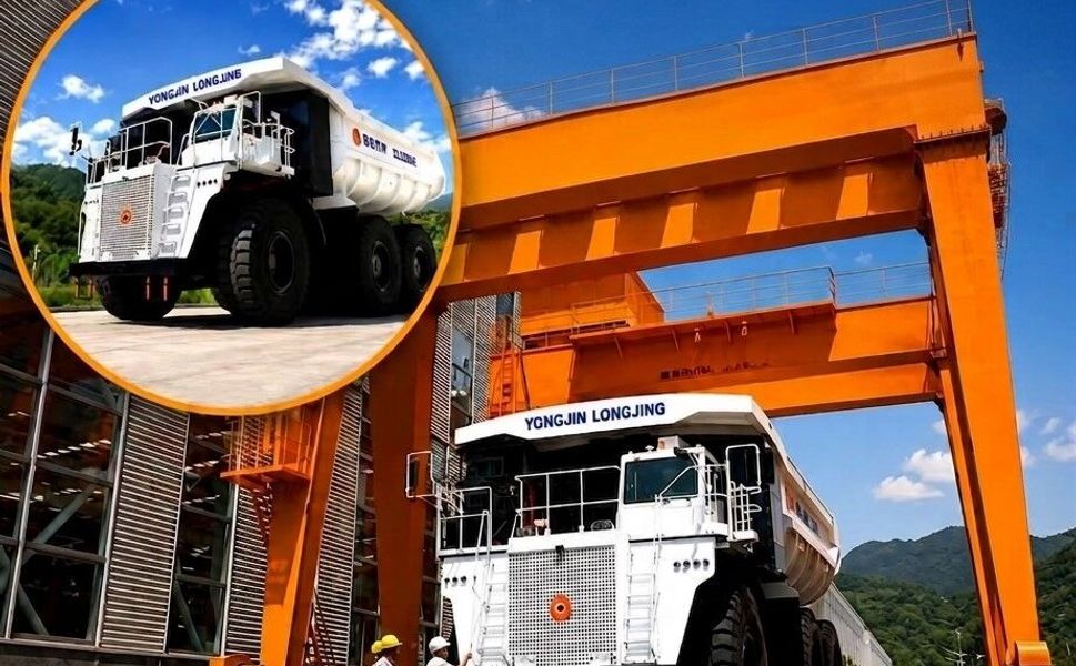 5.300 Metre Rakımında Çalışıyor Tek Başına 230 Ton Taşıyor Dağları Yararak Gidiyor Sadece Elektrik Yakıyor