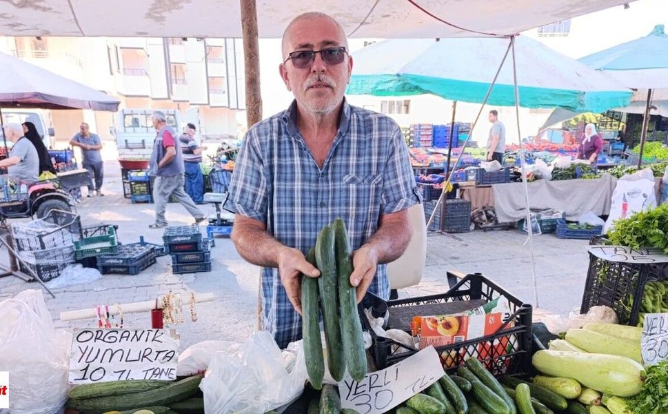 İzmir’de Emekli Oldu, Memleketine Tokat’a Döndü Ata Tohumundan Ürettiği Ürünler Tam 40 Cm