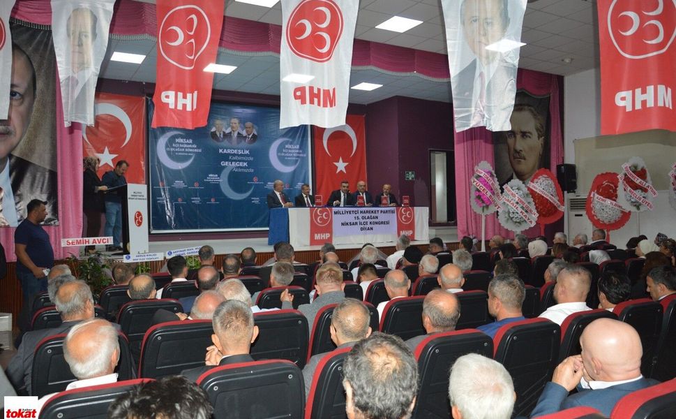 MHP Niksar’da 15. Olağan Kongre Gerçekleştirildi