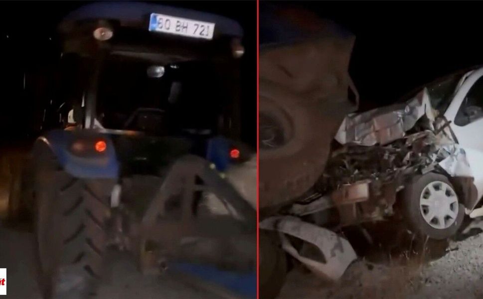 Tokat’ta Akılalmaz Kaza Zinciri! Kazayı Fark Ettirmek İsterken Otomobil Çarptı