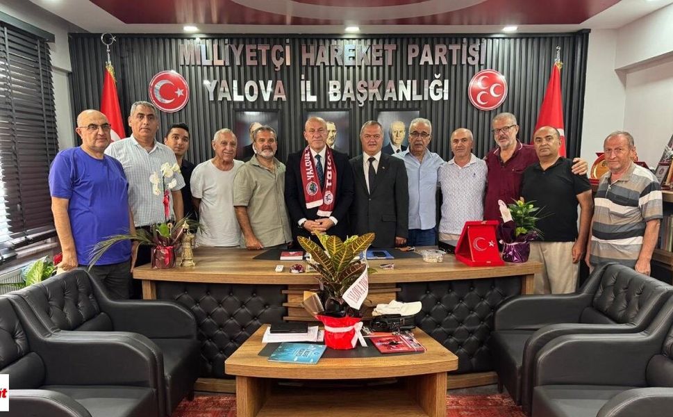 Yalova Tokatlılar Derneği’nden Mustafa Deviren’e Tebrik Ziyareti