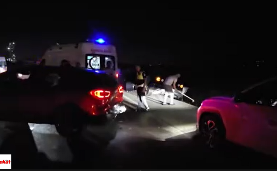Tokat Plakalı Araç Ankara’daki Zincirleme Kazaya Karıştı
