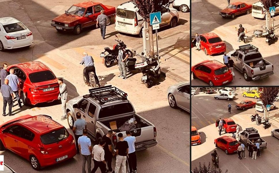 Tokat'ta GOP Bulvarında Kaza: 2 Araç Çarpıştı