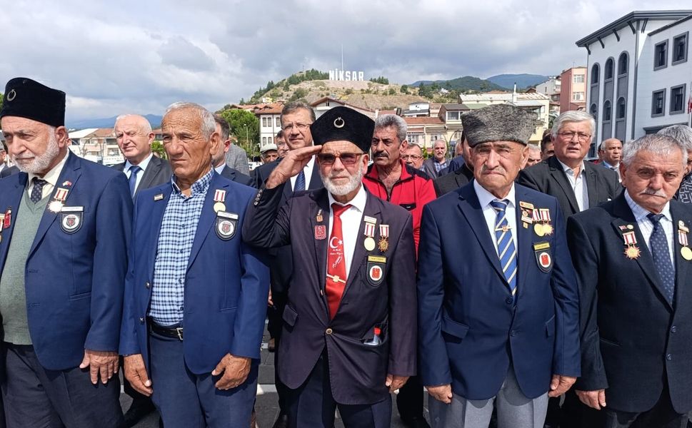 Niksar'da 19 Eylül Gaziler Günü törenle kutlandı