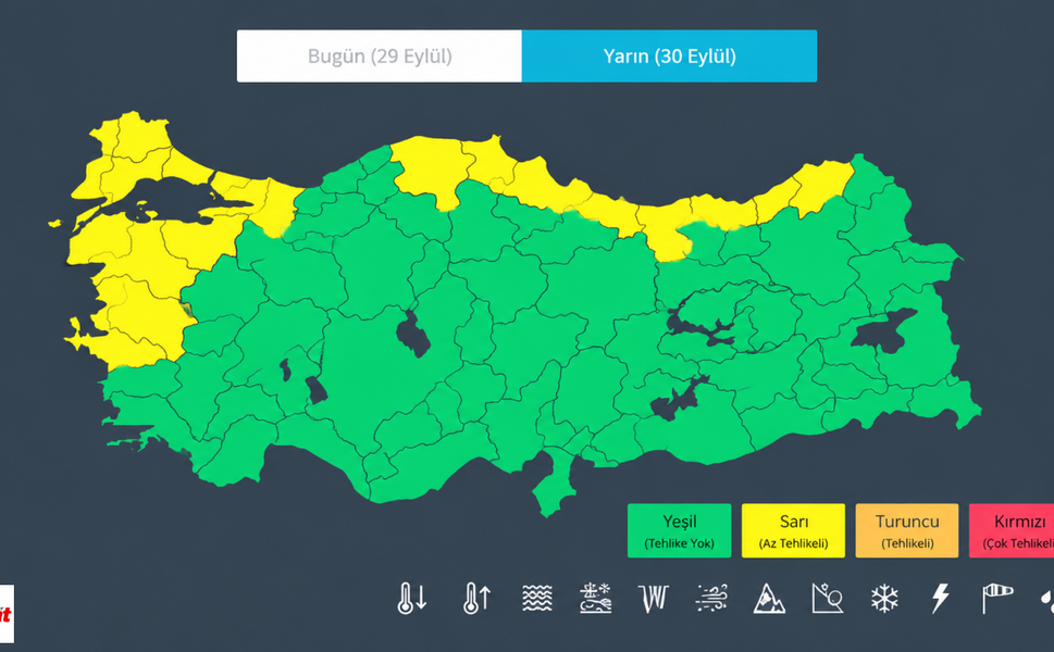 Kuvvetli Yağış Uyarısı: 20 İl İçin Alarm